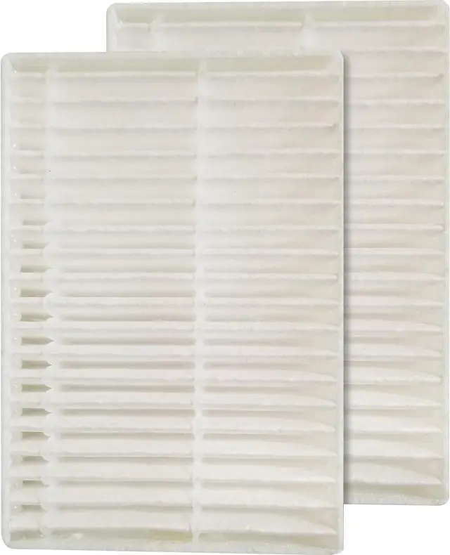 Alt view image 2 of 2 - Lorell Air Filter, Hepa, 2-1/4"Wx3-1/4"Lx1/2"H, 2/Pk, Black (LLR03147)