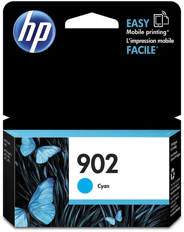 Alt view image 14 of 20 - HP 902 Cyan Original Ink Cartridge, ~315 pages, T6L86AN#140