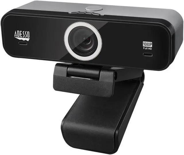 Alt view image 8 of 20 - Adesso CyberTrack K1 Webcam - 2.1 Megapixel - 30 fps - USB 2.0 - 1920 x 1080 Video - CMOS Sensor - Fixed Focus - Microphone - Monitor, Notebook, TV - Windows 10