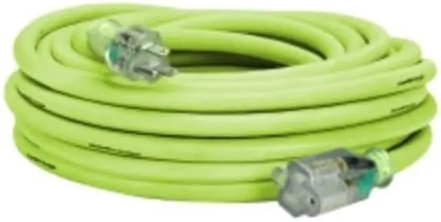 Alt view image 3 of 8 - Flexzilla Pro Extension Cord 10/3 AWG SJTW 50ft Outdoor Lighted Plug