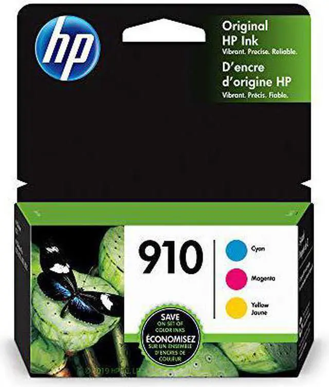 Alt view image 7 of 20 - HP 910 (3YN97AN) Ink Cartridges, 315 Page Yield (3-pack), Cyan/Magenta/Yellow