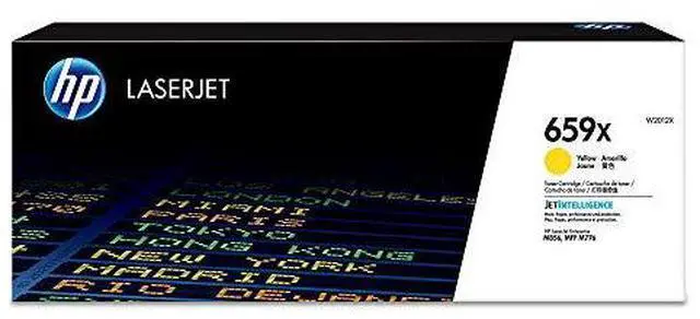 Alt view image 6 of 20 - HP 659X High Yield Yellow Original LaserJet Toner Cartridge, ~29,000 pages,