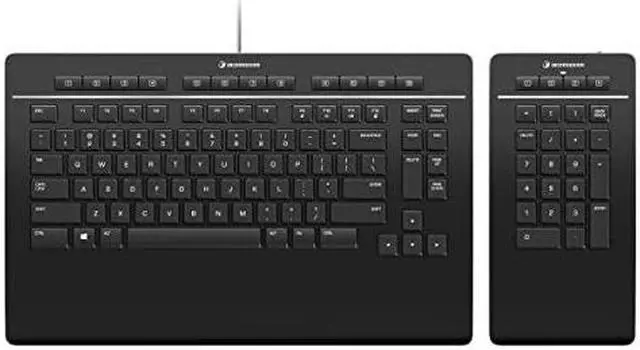 Alt view image 2 of 7 - 3Dconnexion Keyboard Pro with Numpad, US (QWERTY)