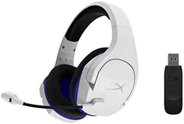 Alt view image 6 of 8 - HyperX Cloud Stinger Core - Wireless Gaming Headset, for PS4, PS5, PC, Lightweight, Durable Steel Sliders, Noise-Cancelling Microphone - White