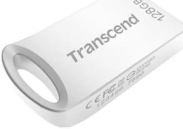 Alt view image 7 of 19 - Transcend TS128GJF710S MAH 128GB USB 3.1 Gen 1 Flash Drive Transcend JetFlash 710 Silver Rectangular