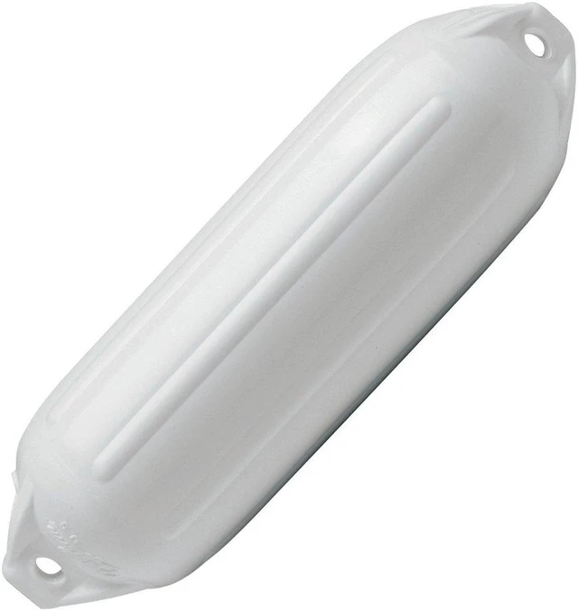 Alt view image 3 of 6 - POLYFORM NF-4 HEAVY DUTY TWIN EYE FENDER 6.4" X 21.6" WHITE
