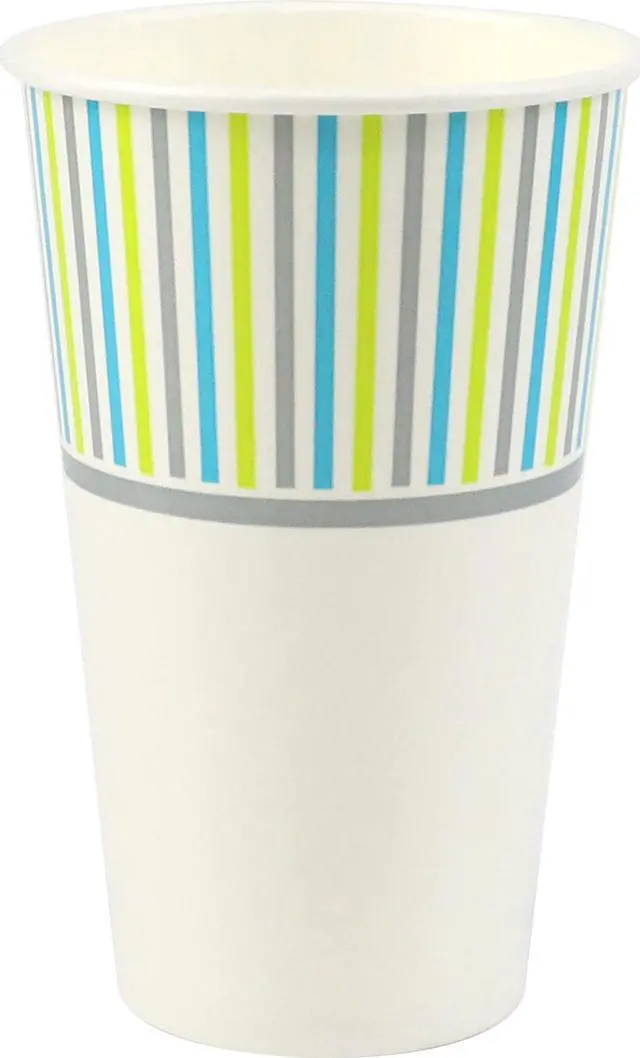 Alt view image 2 of 3 - Genuine Joe Paper Cups, Cold, 16 Oz, White, 50 Cups (GJO03163)