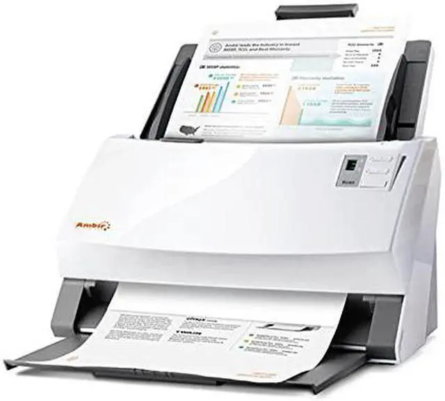 Alt view image 3 of 7 - Ambir ImageScan Pro 340u Sheetfed Scanner - Duplex Scanning