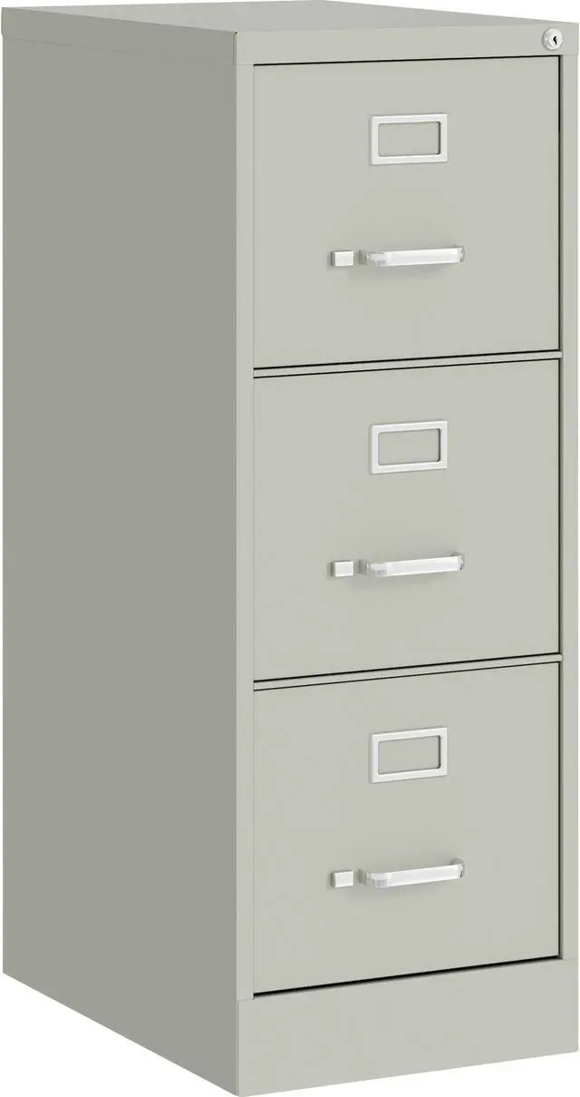 Alt view image 3 of 4 - Lorell Vertical File, 22" Deep, 3-Dwr, 15"X22"X52" , Lgy (LLR42298)