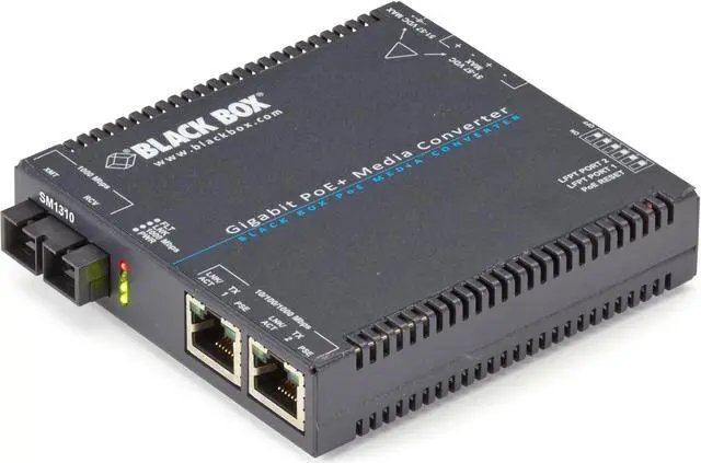 Alt view image 8 of 11 - Black Box LGC5212A Transceiver/Media Converter