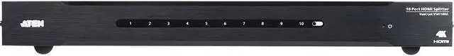 Alt view image 8 of 9 - VanCryst 10-Port 4K HDMI Splitter-TAA Compliant