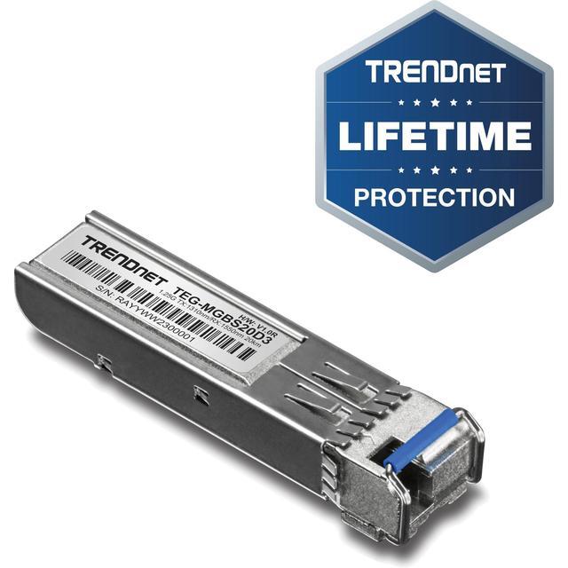 thumbnail image 2 of Trendnet TEG-MGBS40D5 SFP Dual Wavelength Single-Mode LC Module 2 of 12