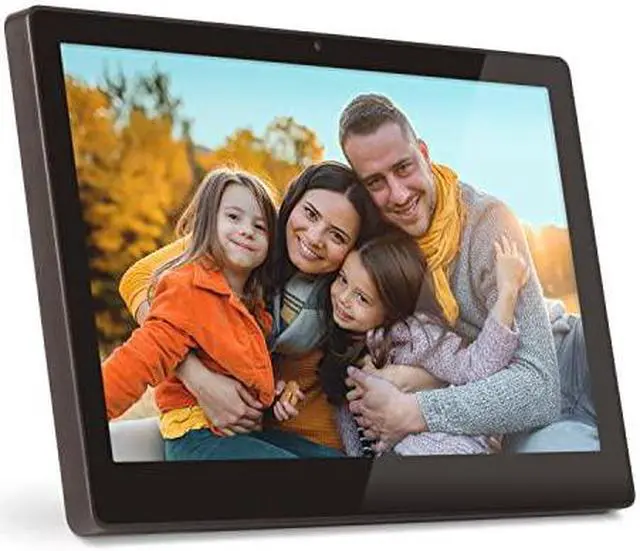 Main image of Aluratek 11.6" WiFi Digital Photo Frame with Live Video Chat, Touchscreen, 16GB Built-in Memory (AFT11F), Black