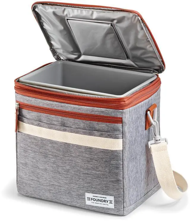 Alt view image 3 of 3 - FIT & FRESH 1350FF2886 GRAY 12 CAN EXPANDABLE COOLER