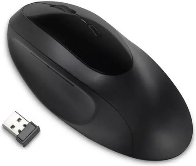 Alt view image 13 of 20 - Kensington Pro Fit K75404WW Black 5 Buttons 1 x Wheel USB Dual (RF / Bluetooth Wireless) Ergo Mouse