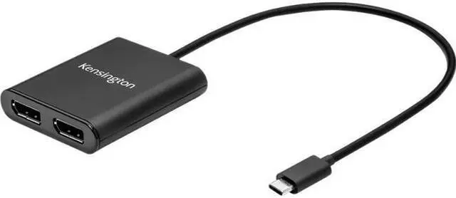 Alt view image 7 of 11 - Kensington Usb-C To Dual Displayport 1.2 Video Adapter