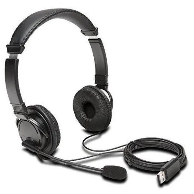 Alt view image 16 of 18 - Kensington HE K97601WW USB Hi-Fi Headphones with Mic