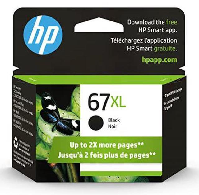 Alt view image 10 of 20 - HP 67XL High Yield Black Original Ink Cartridge, ~240 pages, 3YM57AN#140