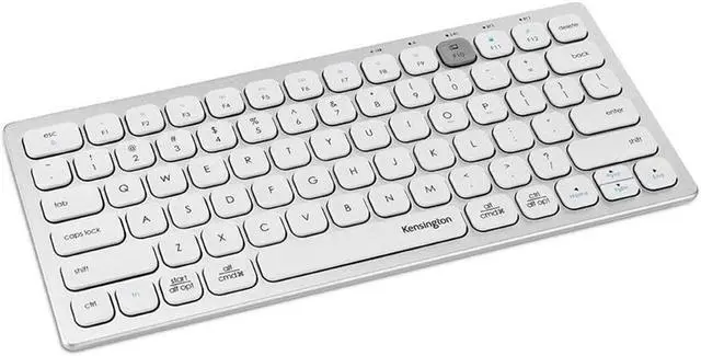 Alt view image 20 of 20 - Kensington K75504US Silver 2.4 GHz + Bluetooth Compact Keyboard