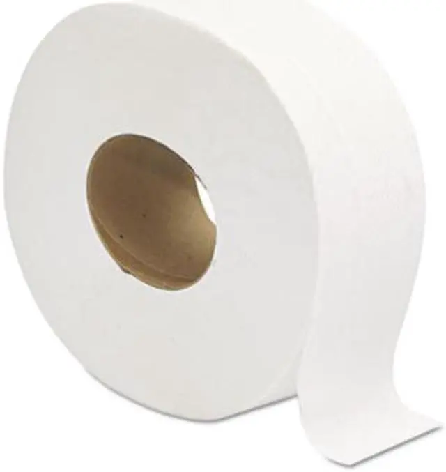 Alt view image 4 of 4 - GEN 202 Jumbo JRT Bath Tissue, 2-Ply, White, 9 in Diameter, 12 Rolls/Carton, 1 Carton