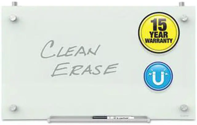 Alt view image 5 of 12 - Quartet Infinity PDEC1830 Magnetic Glass Dry-Erase Cubicle Board, White Surface, Frameless, 30”W x 18”H