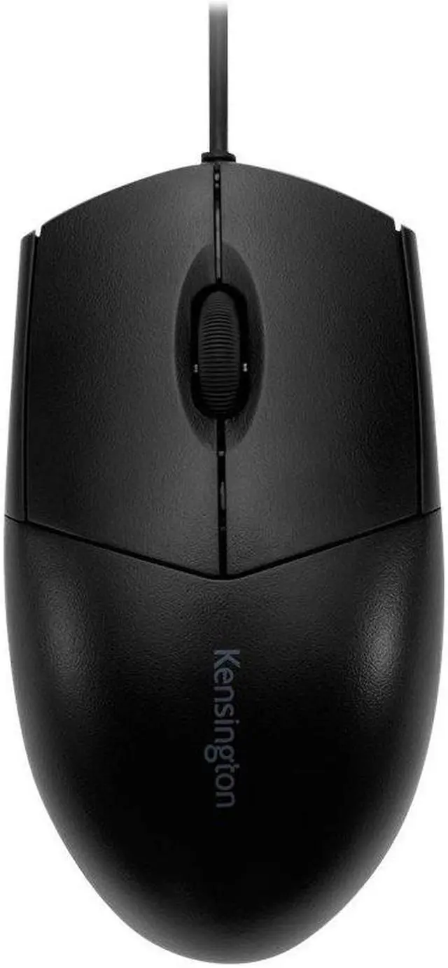 Alt view image 10 of 14 - Kensington Pro Fit Wired Washable Mouse - Rugged - Optical - Cable - Black - USB Type A - 1600 dpi - Scroll Wheel - 3 Button(s) - Symmetrical