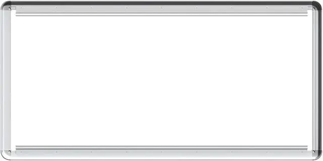Alt view image 2 of 3 - lorell llr18322 36 x 72 in. aluminum mounting frame for whiteboard