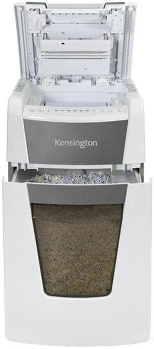 Alt view image 8 of 10 - Kensington OfficeAssist Auto Feed Shredder A3000-HS Anti-Jam Micro Cut - Continuous Shredder - Micro Cut - 8 Per Pass - for shredding Paper, Staples, Paper Clip, Credit Card, Junk Mail, Glossy Paper,