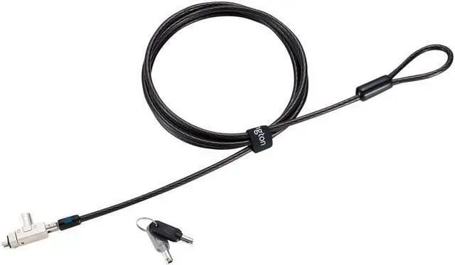Alt view image 3 of 13 - Kensington Slim N17 2.0 Keyed Laptop Lock for Wedge-Shaped Slots K60500WW