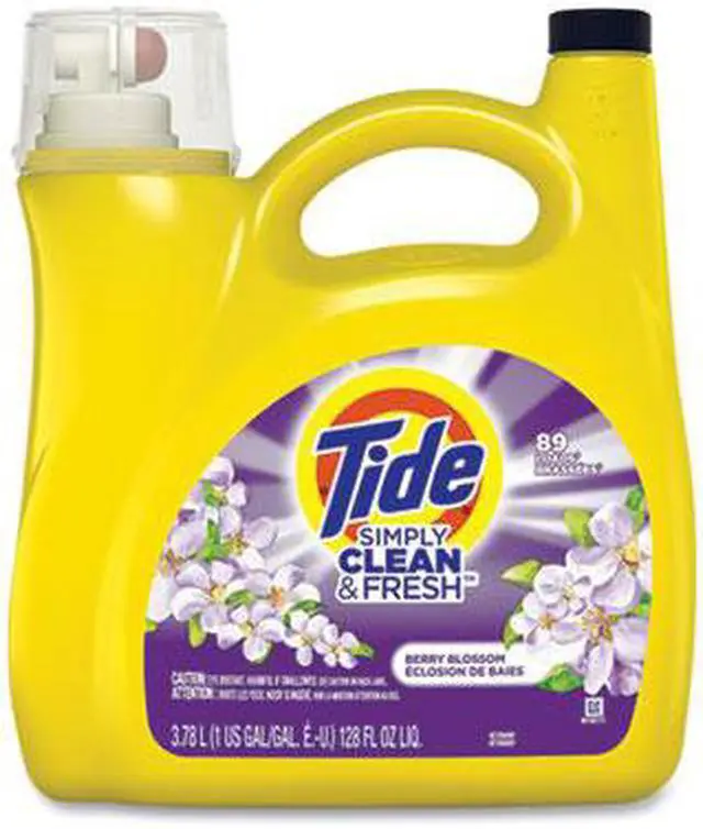 Alt view image 6 of 14 - Tide Simply Clean & Fresh Berry Blossom Laundry Detergent Liquid 128 Oz. 58710