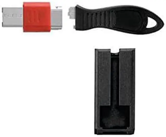 Alt view image 11 of 16 - Kensington K67915WW USB Port Lock with Square Cable Guard 10 Unit Min Ds Only
