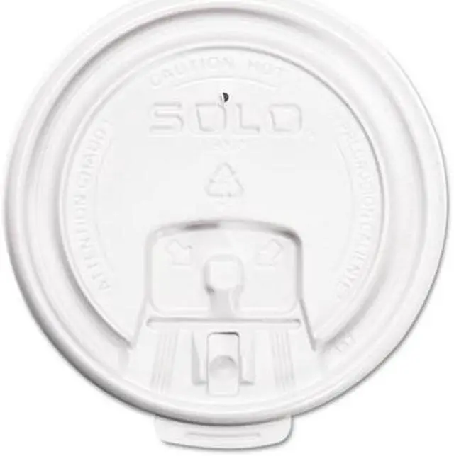 Alt view image 3 of 5 - Hot Cup Lids, White, 1000/Carton