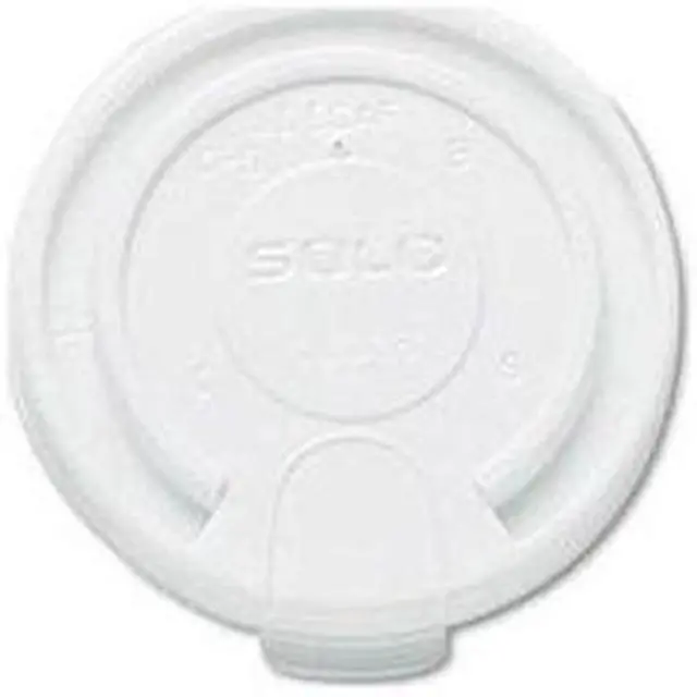 Alt view image 5 of 8 - Lift Back & Lock Tab Cup Lids For Foam Cups, 16Oz, White, 1000/Carton