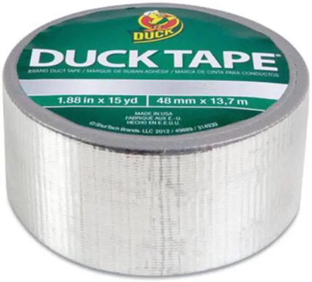Alt view image 5 of 9 - Duck Brand Metallic Duct Tape: 1.88 in x 30 ft. (Chrome) - OEM