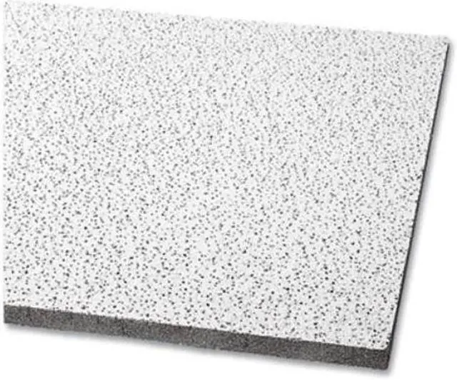 Alt view image 3 of 7 - Armstrong Fine Fissured Ceiling Tiles Non-Directional Square White 12/Ctn 1729A
