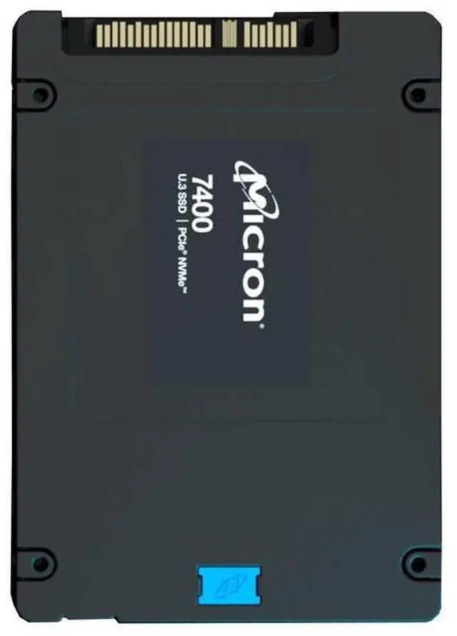 Alt view image 4 of 15 - Micron 7400 MAX MTFDKCB3T2TFC-1AZ1ZA 3.2TB PCI-Express 4.0, NVMe v1.4 3D TLC Enterprise Solid State Drive