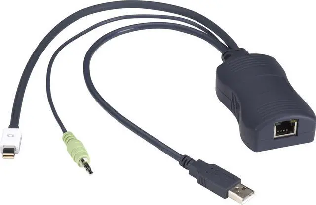 Alt view image 7 of 9 - SERVER ACCESS MODULE - SINGLE-HEAD, MINI DISPLAYPORT, USB HID, AUDIO, CATX, 45 D
