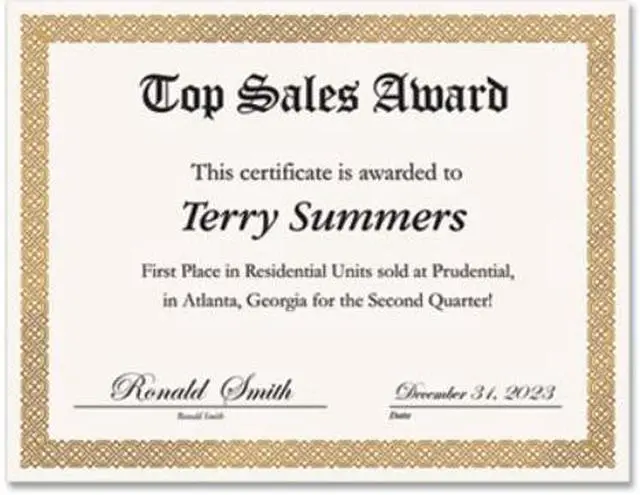 Alt view image 6 of 10 - Great Papers Braided Foil 8.5 x 11 Certificates 963006