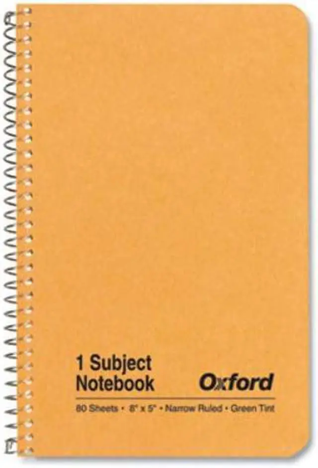 Alt view image 11 of 13 - One-Subject Notebook Narrow Rule Natural Kraft Cover 80 8 x 5 Sheets 25401R