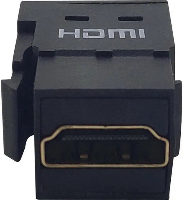 Alt view image 10 of 16 - Tripp Lite HDMI Keystone Panel Mount Coupler (F/F), 8k Video @ 60Hz (4:4:4), HDCP 2.2, Black (P164-000-KPBK8K)