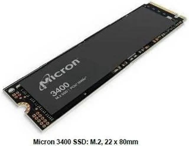 Alt view image 7 of 7 - Micron 3400 Series M.2 2280 2TB PCI-Express 4.0, NVMe 1.4 TLC Internal Solid State Drive (SSD) MTFDKBA2T0TFH-1BC1AA