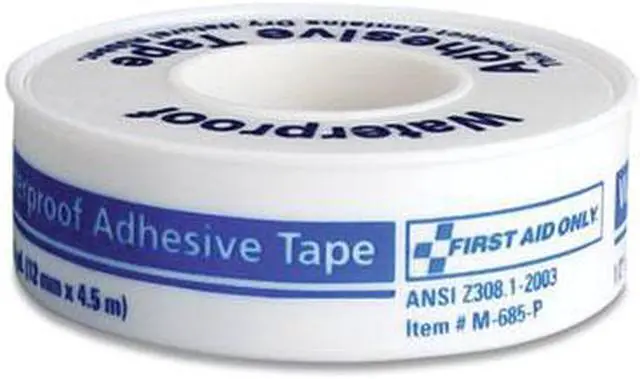 Alt view image 2 of 4 - Waterproof-Adhesive Medical Tape 1" Core 1" x 15 ft White 730015
