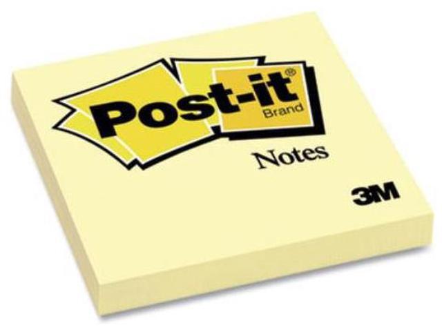 Alt view image 4 of 12 - Post-it Notes 3  x 3  Canary Yellow 1 Pad 394221