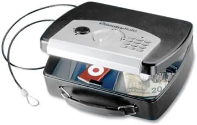 Alt view image 8 of 11 - Compact Safe Black Electronic Lock