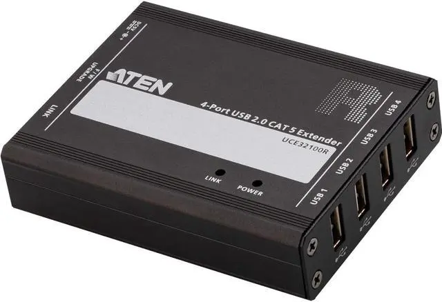 Alt view image 11 of 14 - ATEN 4-port USB 2.0 CAT 5 Extender (100m) UCE32100