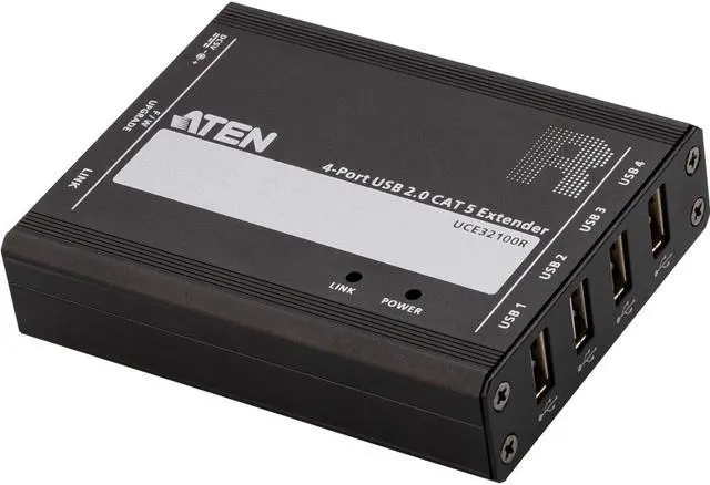Alt view image 12 of 14 - ATEN 4-port USB 2.0 CAT 5 Extender (100m) UCE32100