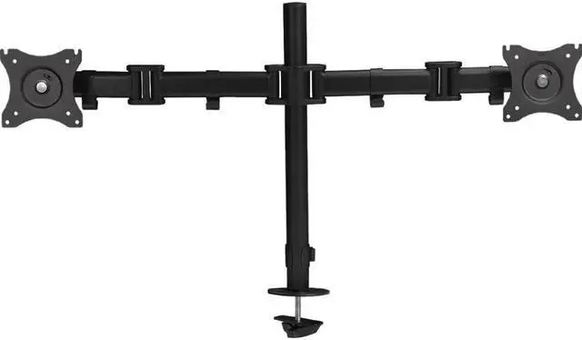 Alt view image 8 of 11 - SIIG Dual Monitor Articulating Desk Mount 13" to 27" CEMT1822S1