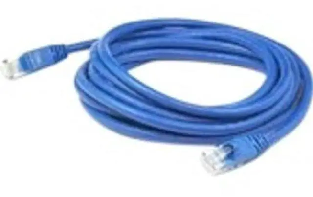 Alt view image 2 of 5 - AddOn 7ft RJ-45 (Male) to RJ-45 (Male) Straight Blue Cat7 S/FTP PVC Copper Patch Cable - 7 ft Category 7 Network Cable for Network Device, Peripheral Device - First End: 1 x RJ-45 Male Network - Secon