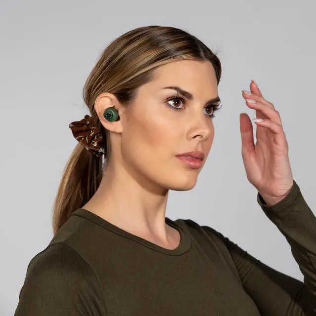 Alt view image 10 of 11 - JLab GO Air True Wireless Earbuds with 5 Hours Earbuds Playtime + 15 Hours Bluetooth Playtime