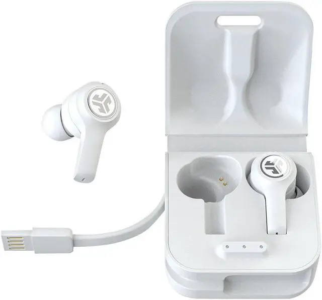 Alt view image 4 of 8 - JLab Audio JBuds Air Executive True Wireless In-Ear Headphones - White EBJBUDSAIREXECRWHT82